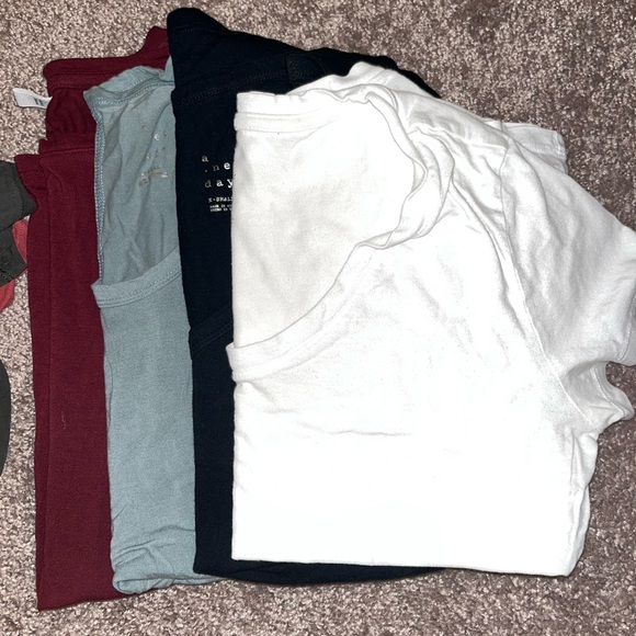 9 T-Shirt bundle! a New Day and Old navy luxe, Short Sleeve Tops, Sz XS/S GUC - Picture 3 of 16